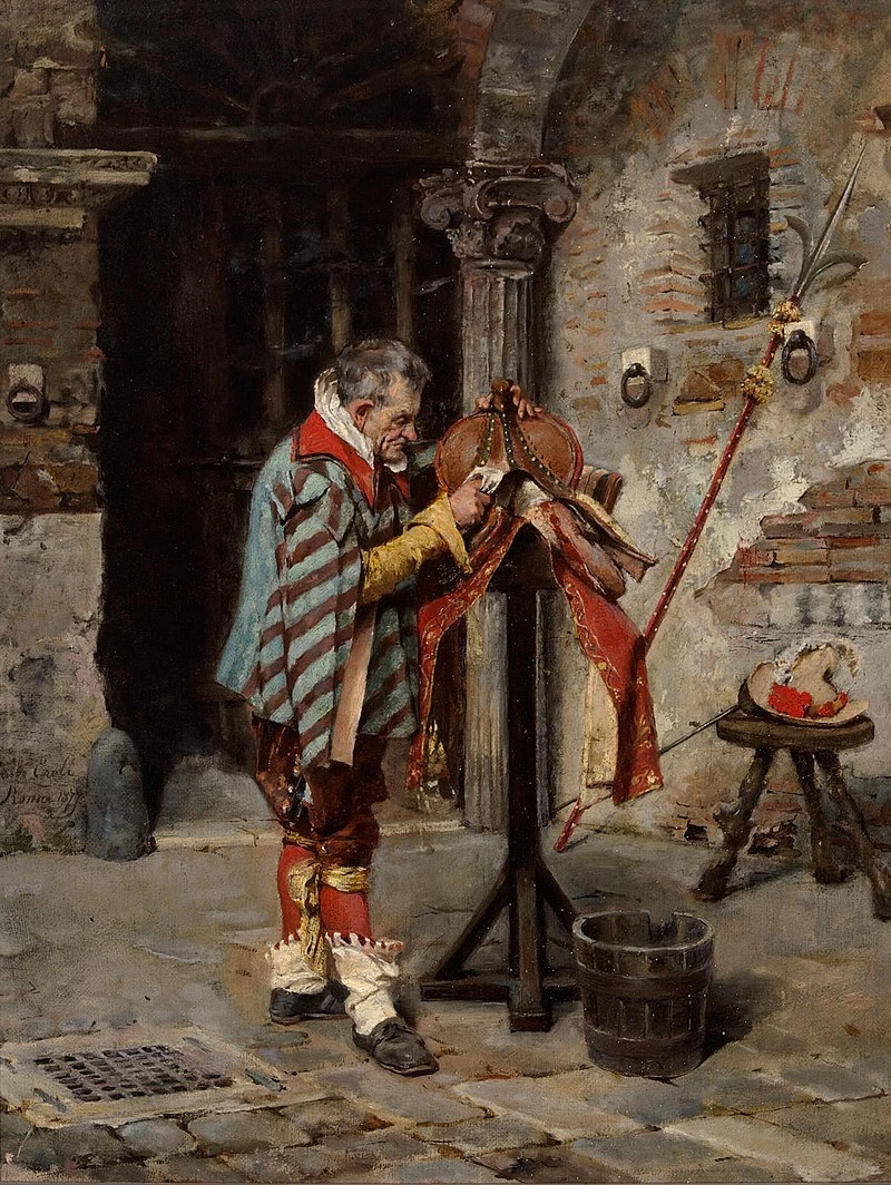 Lucidatura della sella, 1877